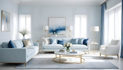 Photo interior modern design room 3d illustration