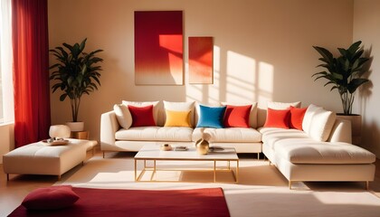 Photo interior modern design room 3d illustration