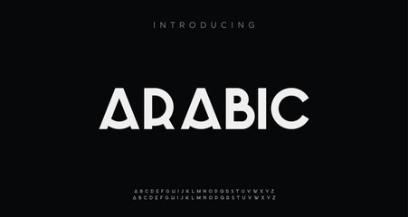 
futuristic Abstract technology  alphabet font. Creative modern bold typography vector Illustration design