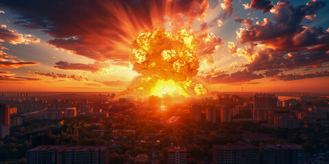 Fototapeta premium World collapse, doomsday scene