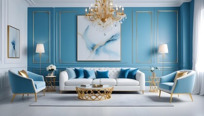 Photo interior modern design room 3d illustration