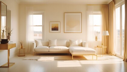 Photo interior modern design room 3d illustration