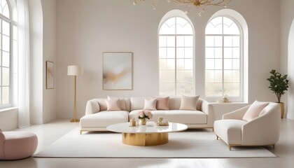 Photo interior modern design room 3d illustration