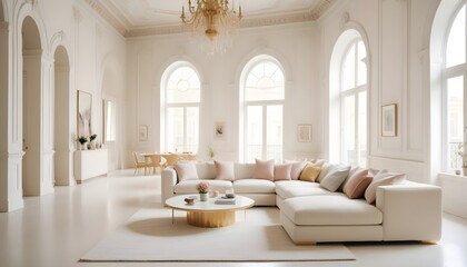 Photo interior modern design room 3d illustration