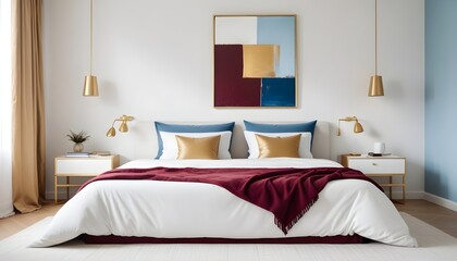 Photo interior modern design room 3d illustration