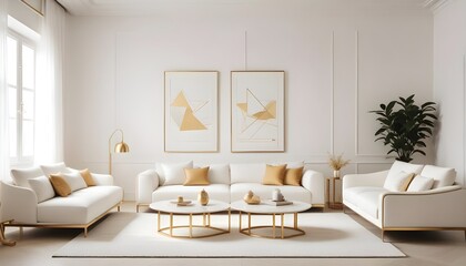 Photo interior modern design room 3d illustration