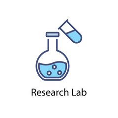 Research Lab vector icon