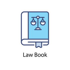 Law Book vector icon