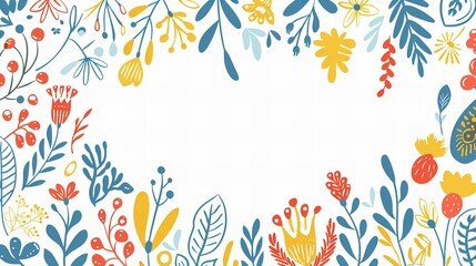 Obraz premium ppt background, flower patterns