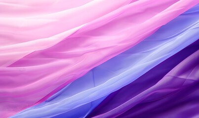 Obraz premium Wavy, slightly wrinkled fabrics in pink, blue and purple shades with a slight moire effect