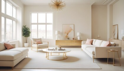 Fototapeta premium Photo interior modern design room 3d illustration