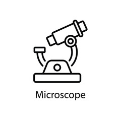 Microscope vector icon