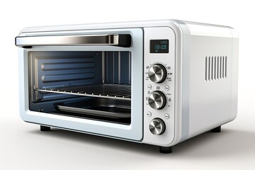 Obraz premium Microwave oven isolated on white background