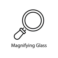 Magnifying Glass vector icon