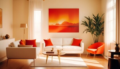 Photo interior modern design room 3d illustration