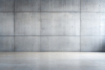 "Minimalist Concrete Wall and Floor for Copy Space"
