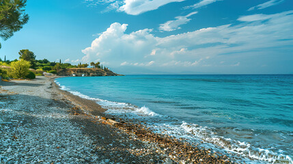 Fototapeta premium Beach and sky
