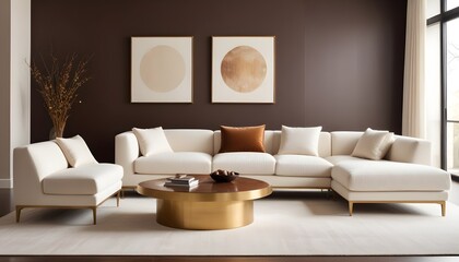 Photo interior modern design room 3d illustration