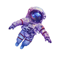 Astronaut, transparent picture