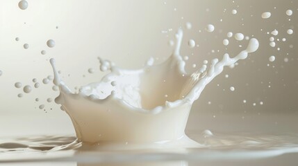High quality image of fresh milk splash suitable for background