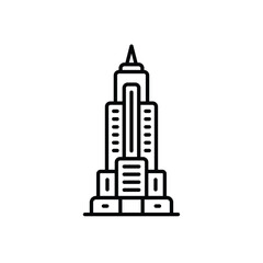 Empire State vector icon