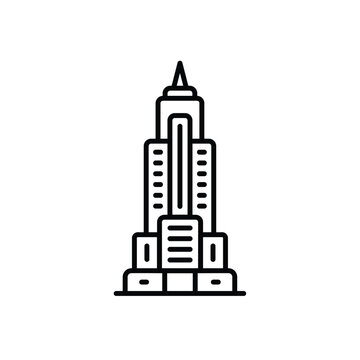 Empire State vector icon