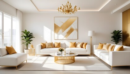 Photo interior modern design room 3d illustration