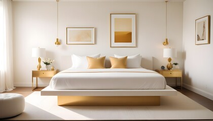 Photo interior modern design room 3d illustration