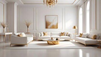 Photo interior modern design room 3d illustration