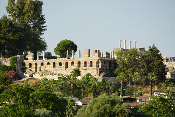 Fototapeta premium 18 June 2024 Selcuk Izmır Turkey. Arthemis temple at Ephesus Selcuk Turkey