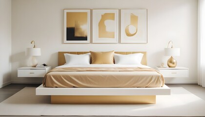 Photo interior modern design room 3d illustration