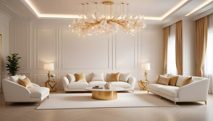 Photo interior modern design room 3d illustration