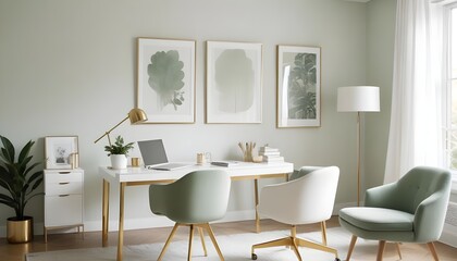 Photo interior modern design room 3d illustration