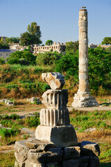 18 June 2024 Selcuk Izmır Turkey. Arthemis temple at Ephesus Selcuk Turkey