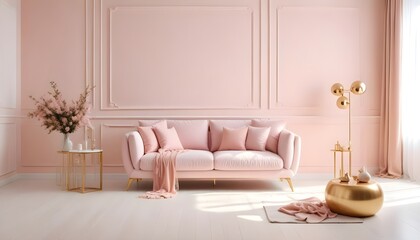 Photo interior modern design room 3d illustration