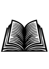 Book SVG, Reading SVG, Brain SVG, Heart SVG, Book Lover SVG, Text SVG, Book Silhouette, Book Vector, Book Clipart, Cut file for Cricut SVG, JPG, PNG