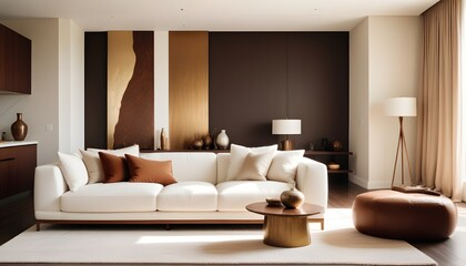 Photo interior modern design room 3d illustration