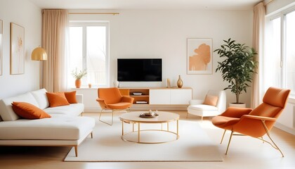 Photo interior modern design room 3d illustration