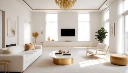 Photo interior modern design room 3d illustration