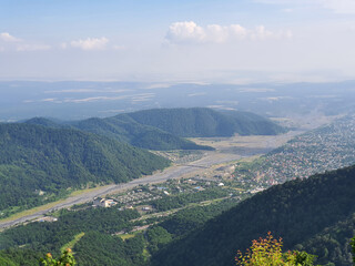 Qabala Tufandag Resort. Rope line Yatmish Gozal.