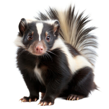 skunk on a transparent background