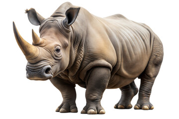 Obraz premium rhinoceros on a transparent background