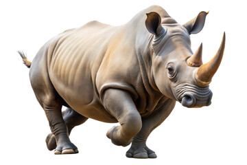 Fototapeta premium rhinoceros on a transparent background