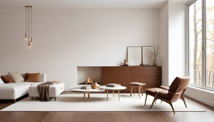 Photo interior modern design room 3d illustration