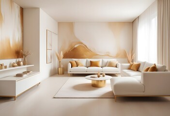 Photo interior modern design room 3d illustration