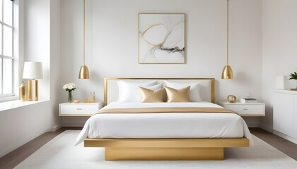 Photo interior modern design room 3d illustration