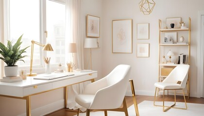 Fototapeta premium Photo interior modern design room 3d illustration