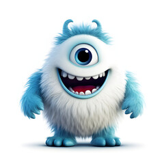 Obraz premium Cute 3d monster