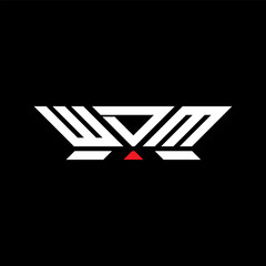 WDM letter logo vector design, WDM simple and modern logo. WDM luxurious alphabet design