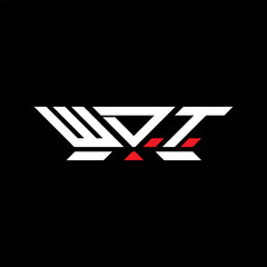 WDT letter logo vector design, WDT simple and modern logo. WDT luxurious alphabet design